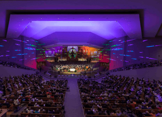 Easter at Asbury United Methodist Church with ArKaos PRO