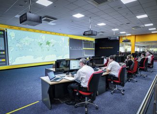 JCB’s Uptime Centre in Control with Digital Projection Laser Technology