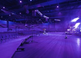 Raleigh First Assembly Church Praise Chroma-Q Inspire House Lights