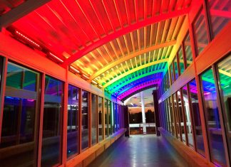 ILUMINARC Spark School Spirit on Eastern Kentucky University Pedway