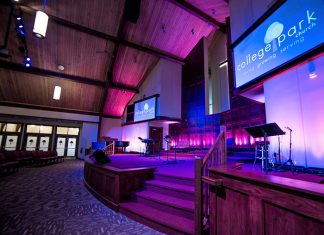 CSD Group adds Flexibility to Historic College Park Church with help from Chauvet
