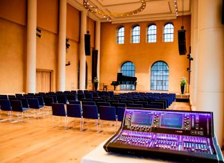 dLive for Bergen University’s New Hall