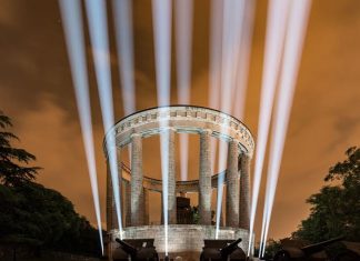 Robe BMFLs Create Columns of Light to Celebrate Cesare Battisti