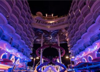 Harmony of the Seas Sails with Elation Lighting