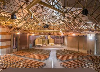Lourdes Sacramental Audio Upgrades to APG Loudspeaker Solutions