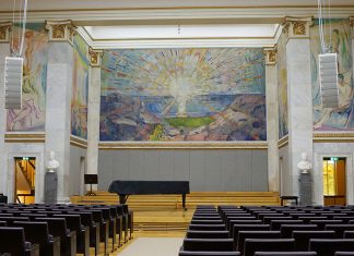 Martin Audio MLA Mini Chosen For Oslo Uni’s Famous AULA