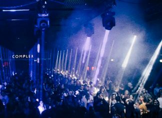 Claypaky Sharpy Parties all Night at Complex Nightclub