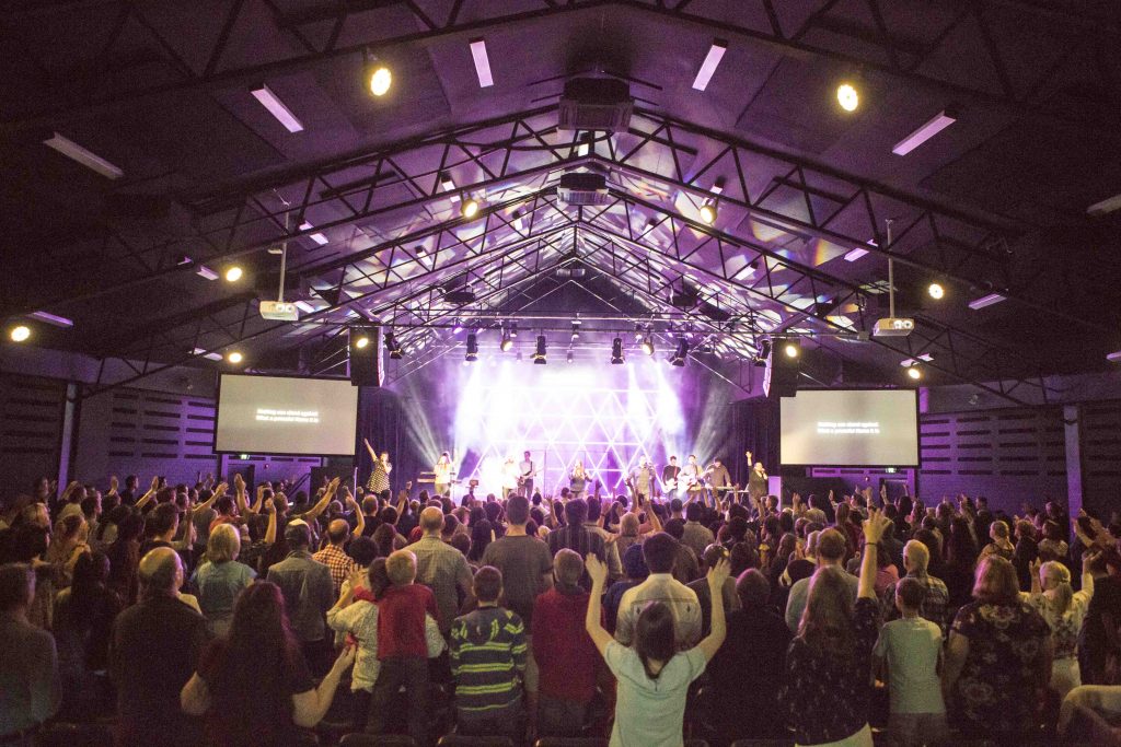 Australian School Hall Turns into Church with Nexo Line Array
