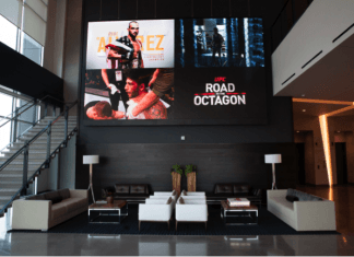 NanoLumens® ENGAGE Series™ LED Display Installed at New UFC Corporate Campus