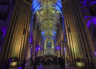 Northern Lights Shine at York Minster