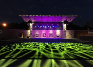 Weatherproof Elation Fixtures Light Federal Hill Commons Amphitheatre