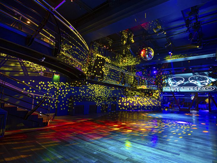 Claypaky fixtures light up Cerebro Nightclub