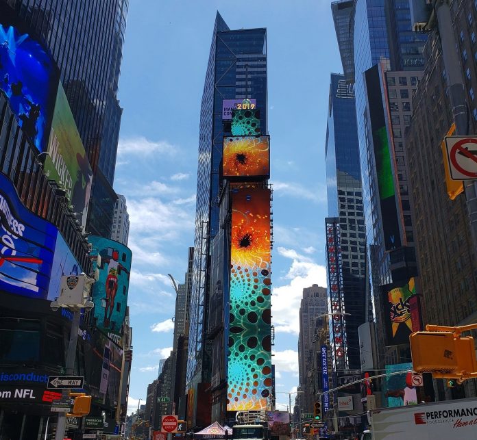 Christie Spyder at One Times Square