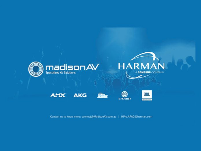 HARMAN Professional Solutions announced the appointment of MadisonAV, part of the Madison Technologies group
