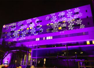 Claypaky Scenius Unicos Light Up Royal Women’s Hospital in Melbourne Australia