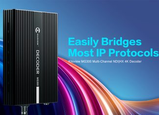 Kiloview MG300 Multi-Channel NDI|HX 4K Decoder Easily Bridges IP Protocols