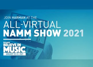 HARMAN Professional Solutions Announces Schedule for Virtual 2021 NAMM Show