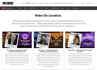 Robe Presents New Website