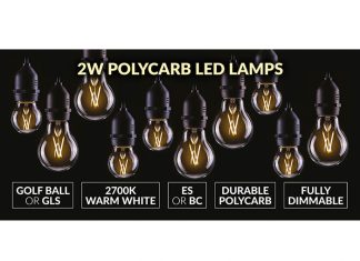 Prolight Concepts Announce New 2W Polycarb LED Lamps