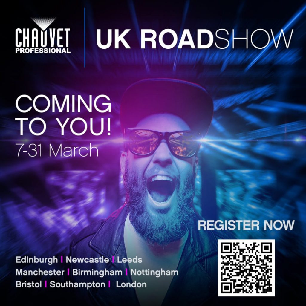 CHAUVET Professional set to embark on UK RoadShow