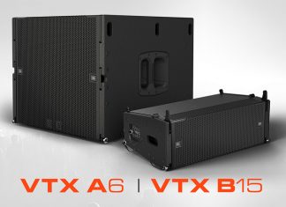 JBL Professional debuts the JBL VTX A6 line array element and B15 compact, arrayable subwoofer