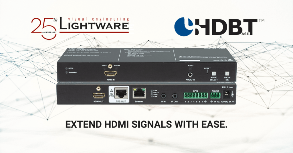 Lightware invests in HDBaseT solutions for AV professionals Lightware HDBaseT