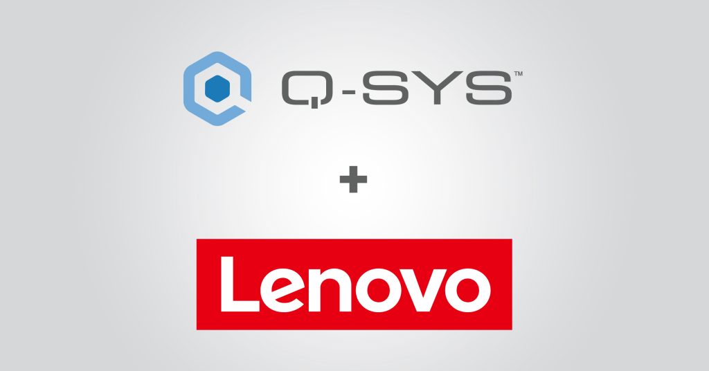 Q-SYS and Lenovo collaborate to deliver complete UC solutions