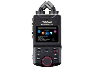TASCAM announces 1.10 firmware update for Portacapture X6 32-bit Float Portable Audio Recorder