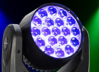 Eliminator Lighting reveals New Stryker Wash Moving Head