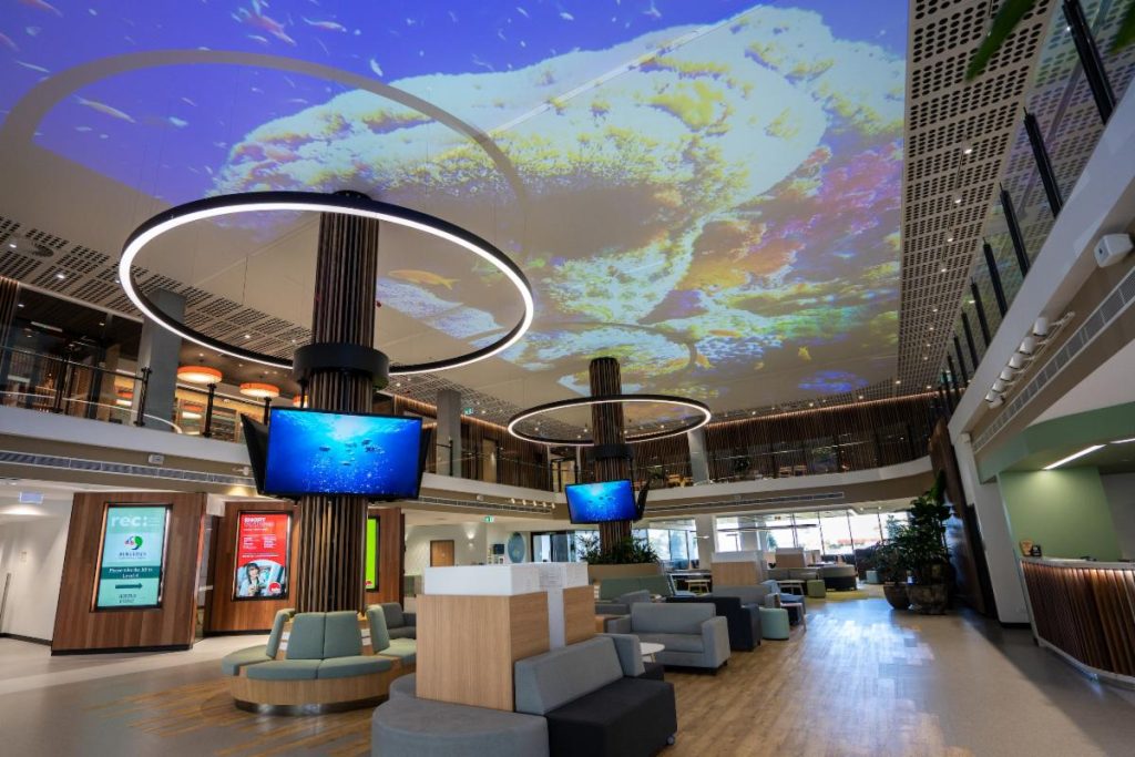 tvONE CORIOmaster mini perfectly blends multi-projections at TAFE Queensland
