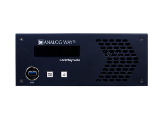 Analog Way CorePlay Solo Media Player now available
