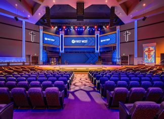 Paragon 360 enhances worship atmosphere at First West church with CHAUVET Professional