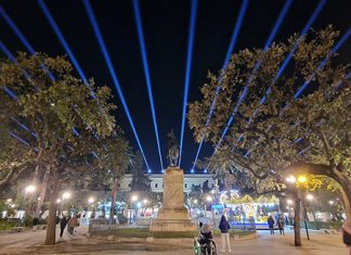 Bari University celebrates 100 with amazing iBOLT installation.