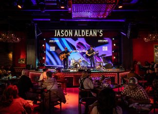 ADJ fixtures create the atmosphere for Jason Aldean’s new Las Vegas bar