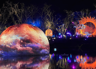 Christie lights up China’s first immersive mountain-sea-lake projection mapping experience