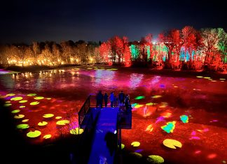 Groupe Novelty smashes world record for largest video mapping floor projection