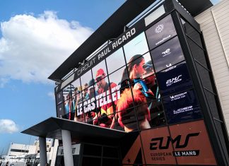 Giant transparent INFiLED screen takes pole position at Circuit Paul Ricard