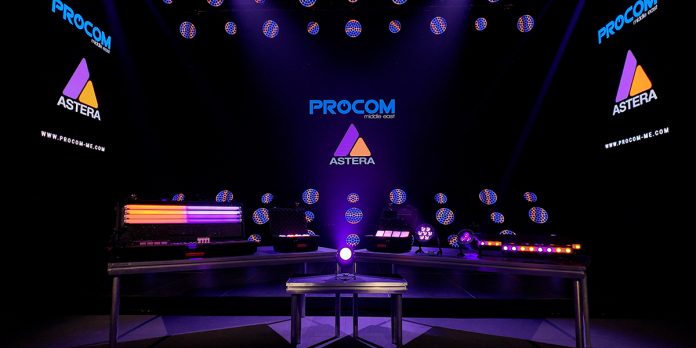 astera-procom-middle-east Astera has partnered with Procom Middle East to become its exclusive distributor in the stage and events market for the GCC region.
