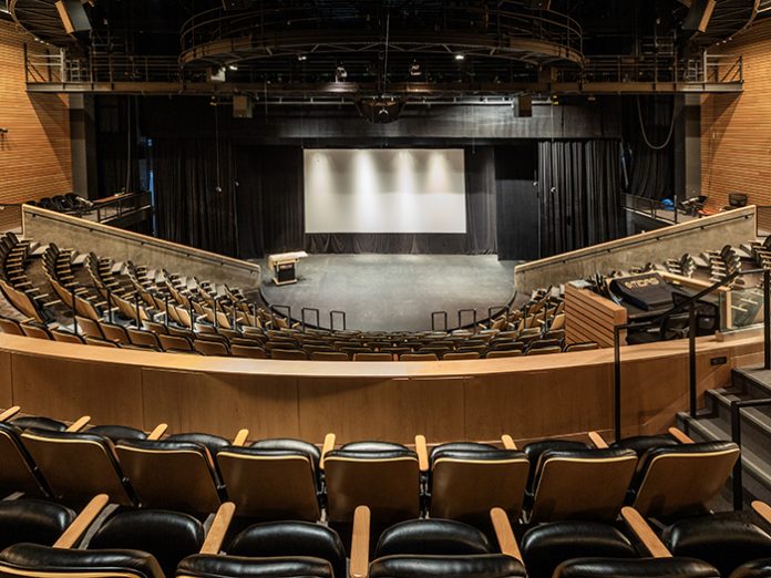 cornerstone-arts-center The update from Meyer Sound replaces the original Matrix 3-based processing with the new NADIA integrated digital audio platform.