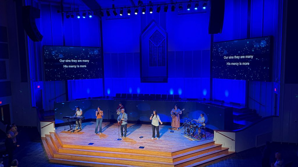 ADJ LED-powered fixtures transform Georgia’s Fellowship Church