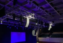Adlib installs CODA Audio TiRAY line array at Aberystwyth Arts Centre Great Hall
