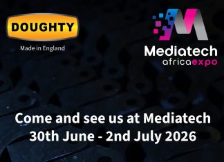 Doughty Engineering to exhibit with DWR Distribution at Mediatech Africa 2026
