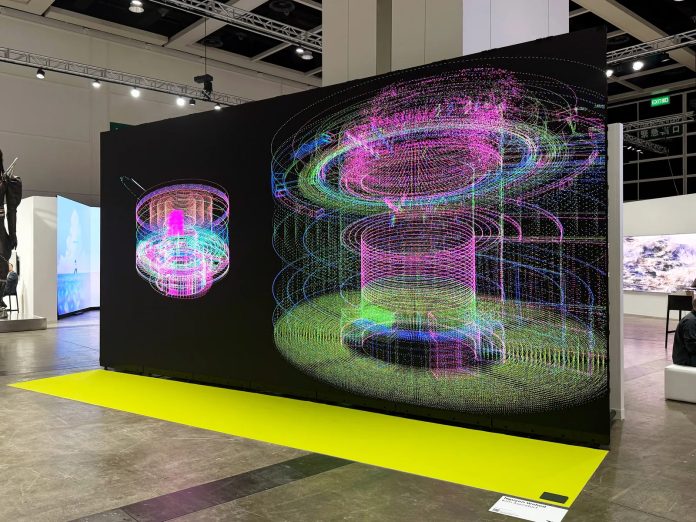 Kim Asendorf, PXL DUO POD #10, 2026. Installation View at Art Basel Hong Kong 2026. Courtesy of Nguyen Wahed, Art Basel, and the artist_3