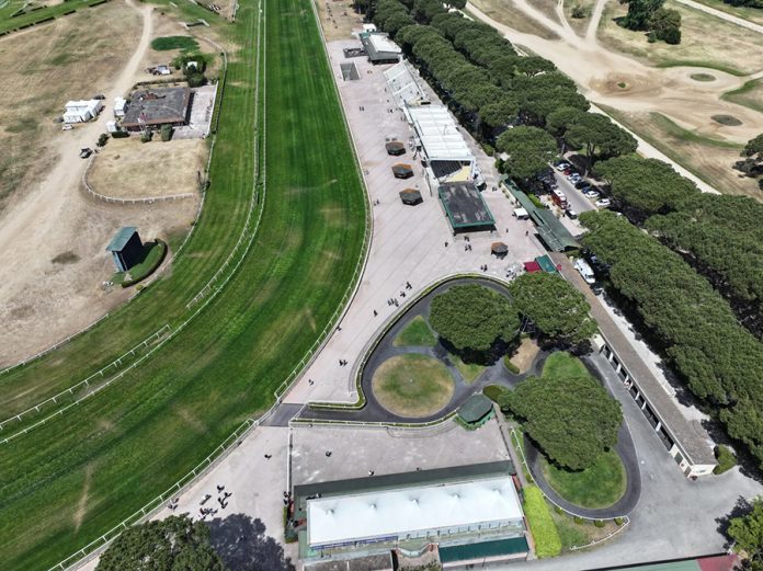 San Rossore Racecourse Aerial (1)
